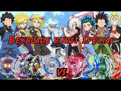 [Beyblade Burst Special] Lui & Zac & Wakiya & Hoji VS Shu & Valt & Ken & Rantaroㅣ베이블레이드 버스트 블레이더 스페셜