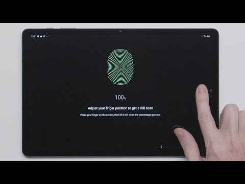 Part of a video titled How to set up biometrics and Secure Folder on your Galaxy Tab S7+