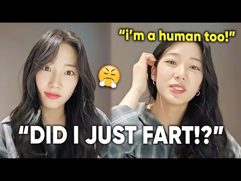 KAZUHA's *annoyed* reaction after getting accused of farting during live (admits she's a human too😂)