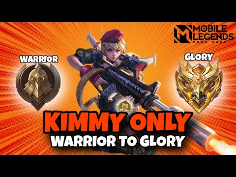 Namatin Mobile Legends tapi Kimmy Only dari Warrior Sampai Mythic Glory
