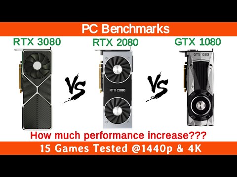 Nvidia RTX 3080 vs RTX 2080 vs GTX 1080 Benchmarks