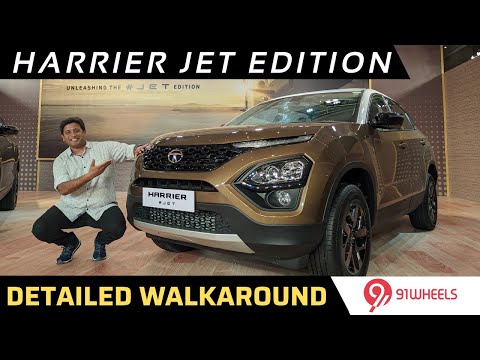 Tata Harrier Jet Edition Walkaround Review || See Changes & Additions For The Extra Price