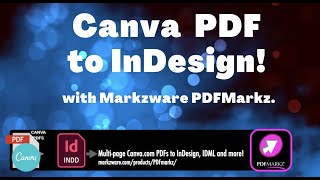 How to convert a Canva PDF to InDesign 📌