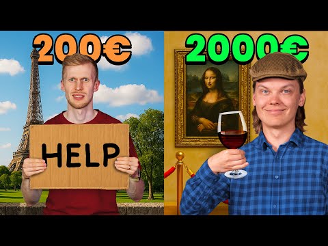 Loma Pariisissa 200€ ja 2000€ budjeteilla!