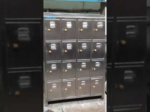 Mild steel hinged industrial locker 24 cabinet ms