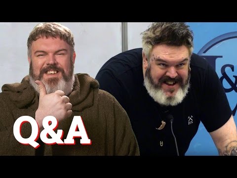 Kristian Nairn aka Hodor from Game of Thrones answers every question ever...
