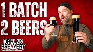 Split Batch Brewing Experiment : Black Lager & Black IPA