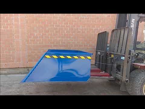 Rakodókanál targoncához hidraulika nélkül.