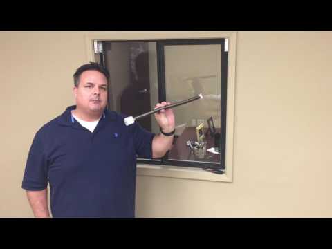 Part of a video titled Re-tensioning & Replacing a Spring on Cordless Roller Shade - YouTube