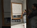 Roman Blinds Hall Windows and Bedroom Windows it's Made Curtain Fabrics and Washable.