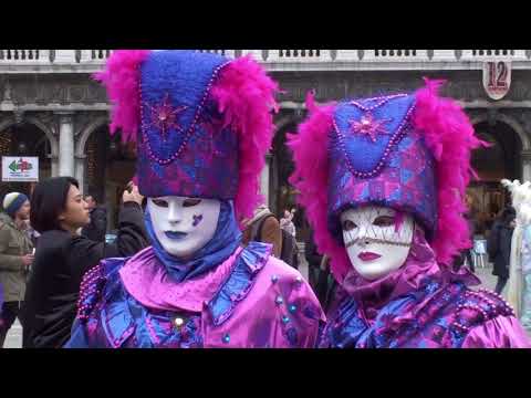 Venice Carnevale 2018  Maschere Piazza San Marco