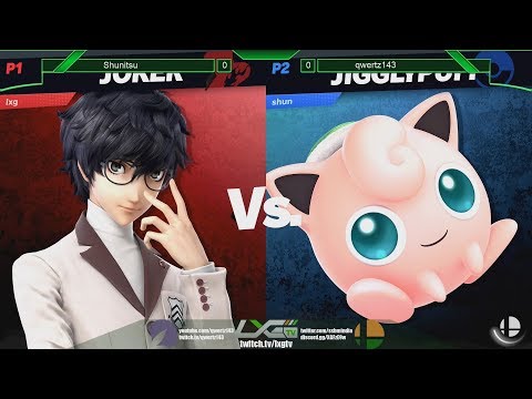 qwertz143 (Joker/Kirby) vs Shunitsu (Jigglypuff) - Smash Ultimate @ LXG 14 - Winners Finals