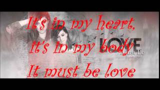 &quot;Must Be Love&quot; - Christina Grimmie (Acoustic w/ lyrics)