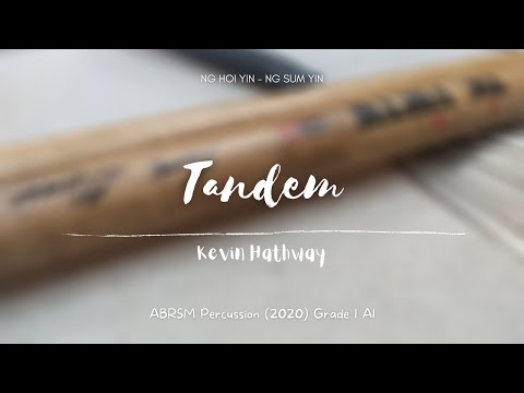 ABRSM Percussion 2020 Grade 1 A1 - Tandem, by Hathway