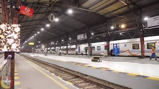 Download lagu Keberangkatan Kereta Api Bima dan Argo Lawu di Stasiun Purwokerto mp3