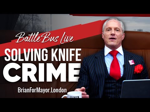 現在の市長は、市にとって重要なものをすべて削減しています。ブライアンはナイフ犯罪を解決してくれるだろうか？ (OUR CURRENT MAYOR IS DEFUNDING EVERYTHING IMPORTANT TO OUR CITY. BRIAN WILL SOLVE OUR KNIFE CRIME ?)