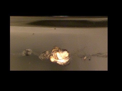 Explosion In Clear Ballistics Gel High-Speed Slow Motion Adiabatic Compression