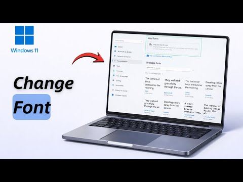 How To Change Font in Windows 11 (2026) | Customize Fonts Easily