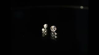 CI0001277 - 0.7 grams 14 carat White Gold Diamond Stud Earrings