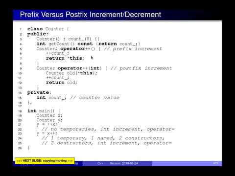 SENG 475 Lecture 9 (2019-05-24) — Temporary Objects, Moving/Copying, Value Categories