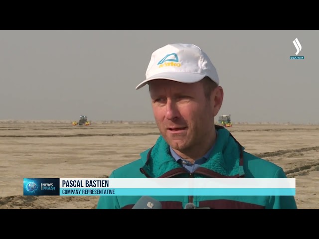 Agro-drones sow saxaul on Aral Sea bed