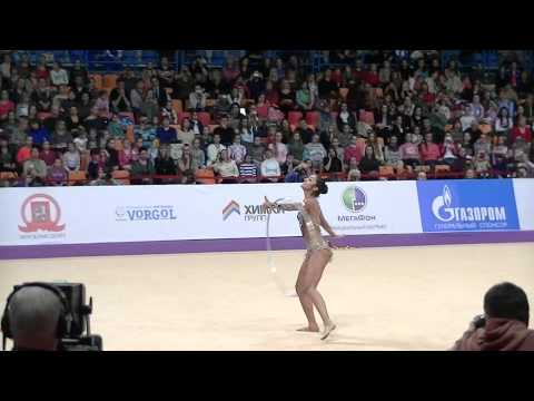 Sinitsina Yulia (RUS)  hoop  Gran prix Moscow 2014 Qual