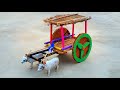बैलगाड़ी घर पर कैसे बनाएं How To Make Bullock Cart Bamboo 