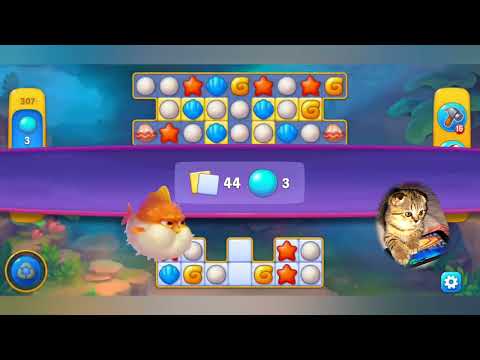 Fishdom 2022, no boosters, level 307 -  прохождение без бустеров,  307 уровень.