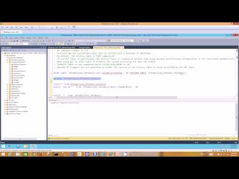 SQL Server 2016:: Temporal Table Implementation Part - 2