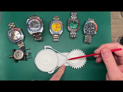 How an Automatic Seiko Watch Works - The "Magic Lever"