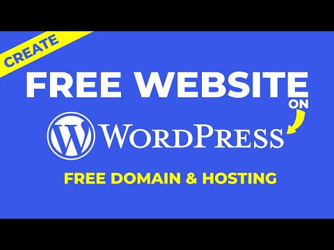 How to Create a Free Website - With Free Domain & Hosting