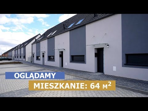 Oglądamy szeregowiec 64 m2 z oddzielną kuchnią - Osiedle Sowie / Dachowa