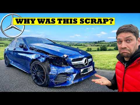 REBUILDING A CHEAP CRASHED MERCEDES C43 AMG!... PT.2...