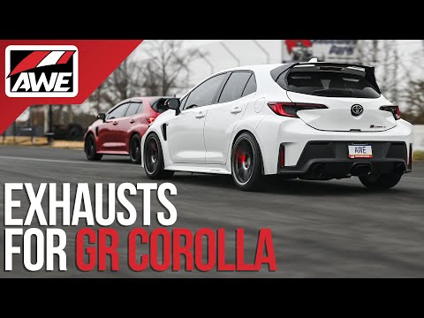 3, greater than 4. AWE Exhausts for GR Corolla.