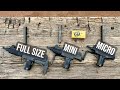 Micro Uzi Mini Uzi Full Size Uzi SHOOTING COMPARISON