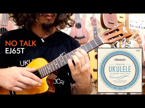 Sound of D'Addario EJ65T Extruded Nylon Ukulele Strings (no talk)