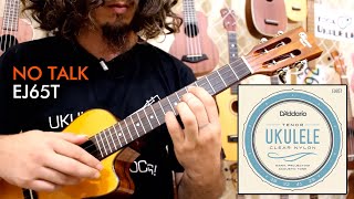 Video thumbnail for Sound of D'Addario EJ65T Extruded Nylon Ukulele Strings (no talk) by Toca Ukulele com João Tostes