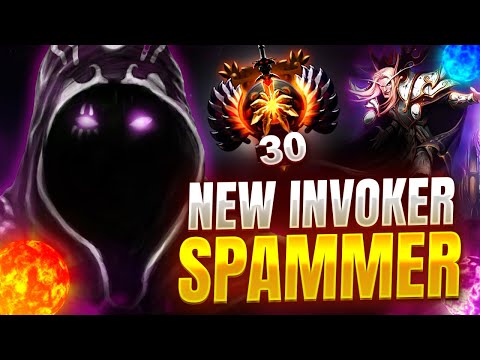 Who is THIS Guy?! TOP 30 Rank NEW Invoker Spammer - Best Invoker in Dota 2