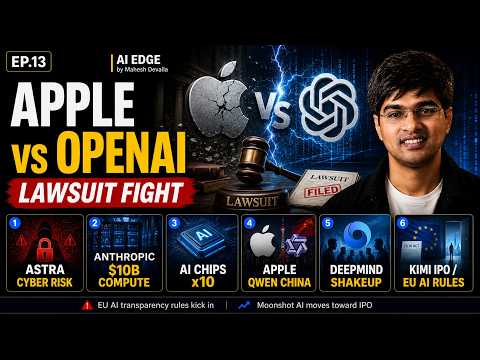 OpenAI Fights Apple, OpenAI Astra Issues, Anthropic $10B, Qwen Macs, Google DeepMind | EP13 by Mahesh Devalla