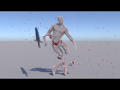 Molecular Ragdoll Simulation Blender