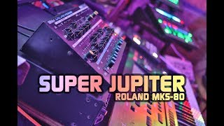 Video thumbnail for Roland MKS-80 Rev4 first jam- MPG-80, TR-808, Jupiter-80 by MR TUNA Music