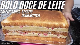 RECHEIO DOCE DE LEITE CREMOSO COM MORANGO