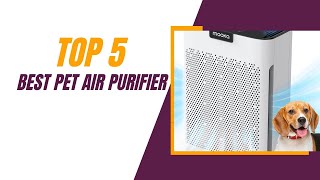 Top 5 Best Pet Air Purifier In 2025 _ Air Purifier For Pets And Dust