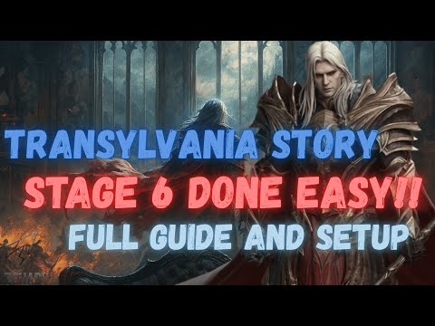 Transylvania Story Stage 6 SUPER EASY STRAT!! | Dracula's Castle Story Mode | Watcher of Realms