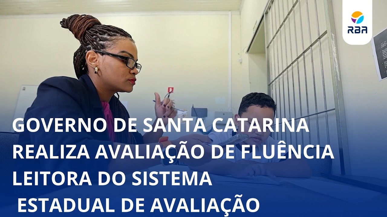 Governo de Santa Catarina realiza avaliação de fluência leitora do SistemaEstadual de Avaliação