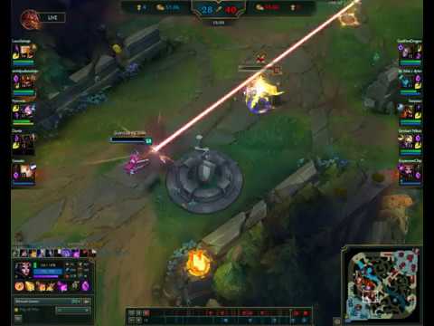 Leblanc vs Lux gameplay, faker dodges