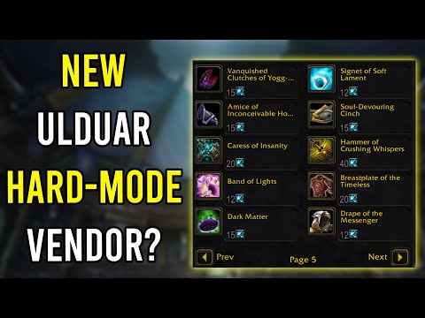 Ulduar HM Loot Vendor, Mage Ignite Fixes, TOGC Lockouts & More!