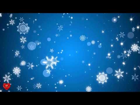Футаж Снежинки новогодние