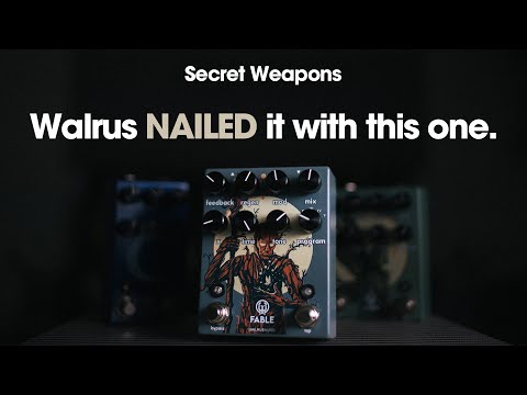 Walrus Audio Fable Limited Edition Onyx Granular Soundscape Generator-As New Condition image 7
