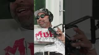 Joe bumps into 50 cent at Knicks game